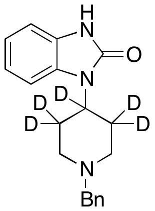 1,3-Dihydro-1-[1-(phenylmethyl)-4-piperidinyl]-2H-benzimidazol-2-one-d5 - image 1
