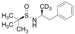 (S)-N-(tert-Butanesulfinyl) Levamfetamine-d3 - image 1