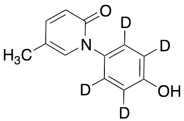 N-(4-Hydroxyphenyl)-5-methyl-2-1H-pyridone-d4 - image 1