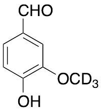4-Hydroxy-3-methoxybenzaldehyde-d3 - image 1