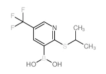 2-Isopropylthio-5-trifluoromethylpyridine-3-boronic acid - image 1