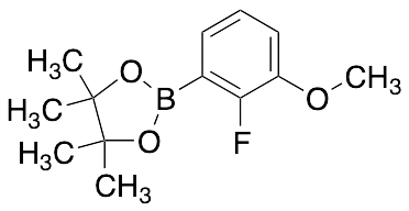 2-(2-Fluoro-3-methoxyphenyl)-4,4,5,5-tetramethyl-1,3,2-dioxaborolane - image 1