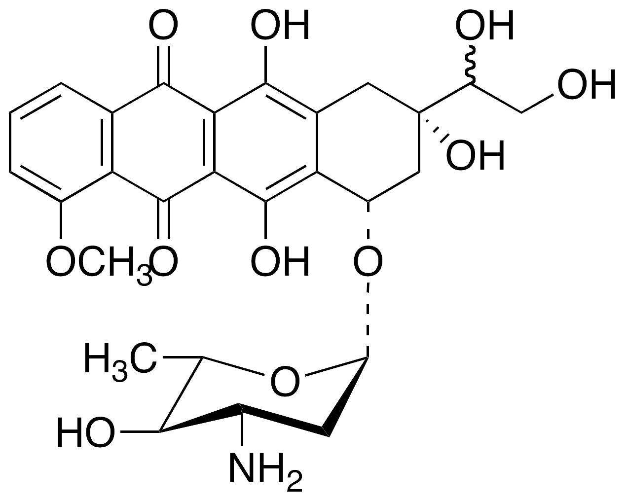 Epirubicinol (Mixture of Diastereomers) - image 1