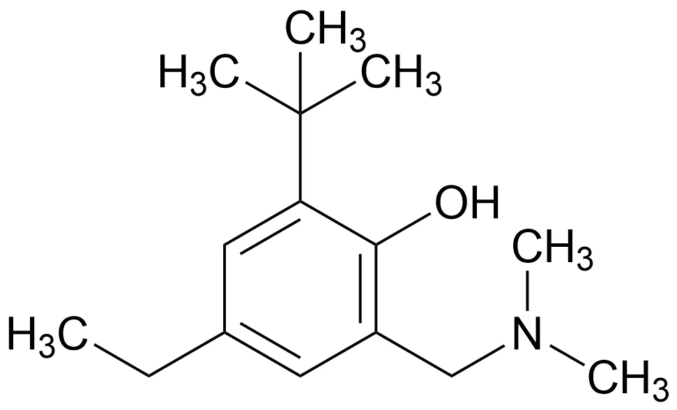 2-(tert-Butyl)-6-((dimethylamino)methyl)-4-ethylphenol - image 1
