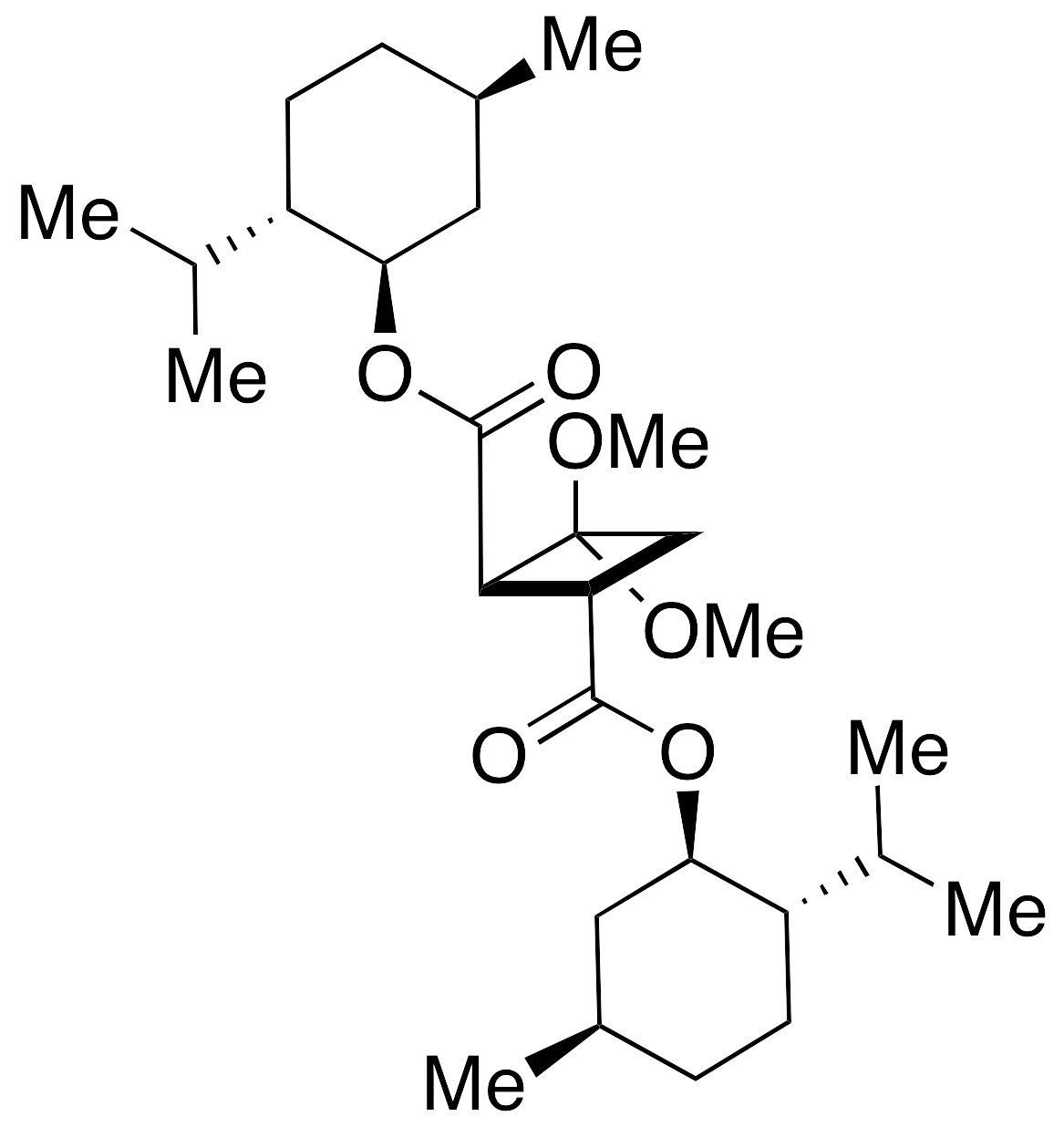 (1S,2R)-3,3-Dimethoxy-1,2-cyclobutanedicarboxylic Acid Di-L-Menthol Ester - image 1