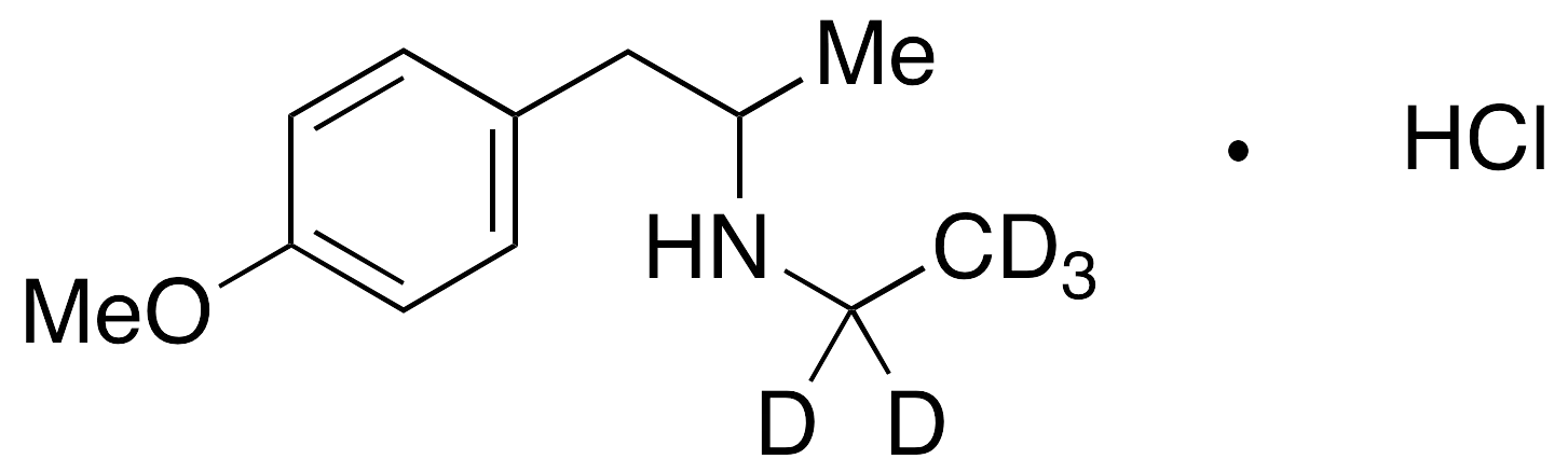 N-(Ethyl-d5)-4-methoxy Amphetamine Hydrochloride (1.0mg/ml in Acetonitrile) - image 1