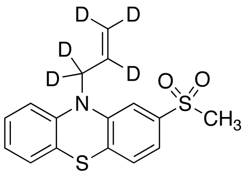 N-(2-Propenyl)-2-methylsulfonyl-10H-phenothiazine-d5 - image 1