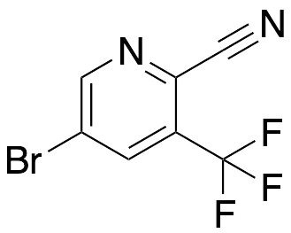 5-Bromo-2-cyano-3-(trifluoromethyl)pyridine - image 1