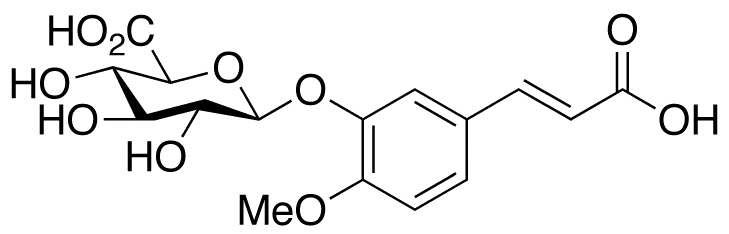 Isoferulic Acid 3-O-beta-D-Glucuronide - image 1