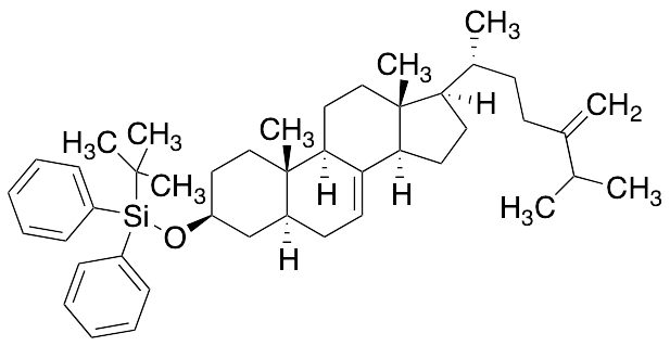 3-[[(1,1-Dimethylethyl)diphenylsilyl]oxy] Ergosta-7,24(28)-diene - image 1