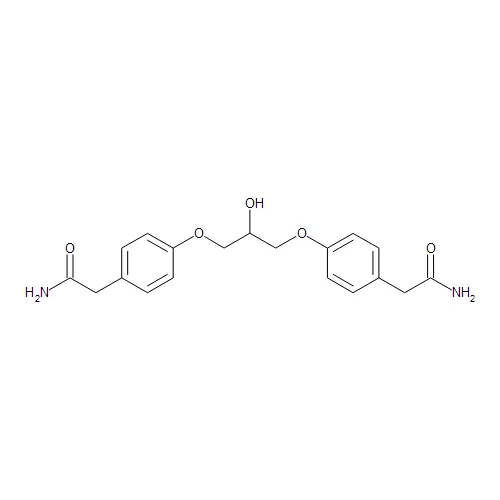 4,4'-[(2-Hydroxy-1,3-propanediyl)bis(oxy)]bis-benzeneacetamide (Atenolol Impurity E) - image 1
