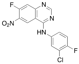 4-(3-Chloro-4-fluorophenylamino)-7-fluoro-6-nitroquinazoline - image 1