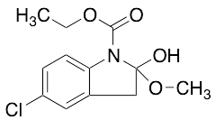 Ethyl 5-Chloro-2-hydroxy-2-methoxyindoline-1-carboxylate - image 1