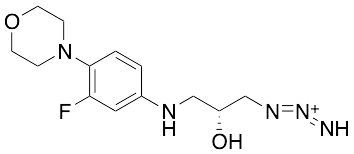 (R)-1-Azido-3-[[3-fluoro-4-(morpholin-4-yl)phenyl]amino]propan-2-ol - image 1