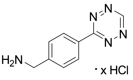[4-(1,2,4,5-Tetrazin-3-yl)phenyl]methanamine Hydrochloride - image 1