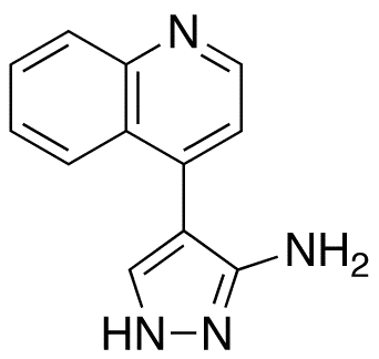 4-(4-Quinolinyl)-1H-pyrazol-3-amine - image 1