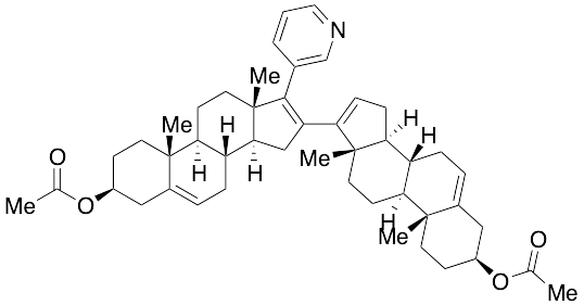 (3beta)-16-[(3beta)-3-(Acetyloxy)androsta-5,16-dien-17-yl]-17-(3-pyridinyl)-androsta-5,16-dien-3-ol 3-Acetate - image 1