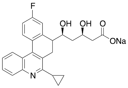 (3R,5S)-5-(6-Cyclopropyl-10-fluoro-7,8-dihydrobenzo[k]phenanthridin-8-yl)-3,5-dihydroxypentanoic Aci - image 1