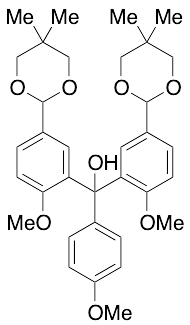 5-(5,5-Dimethyl-1,3-dioxan-2-yl)-Alpha-[5-(5,5-dimethyl-1,3-dioxan-2-yl)-2-methoxyphenyl]-2-methoxy-Alpha-(4-methoxyphenyl)benzenemethanol - image 1