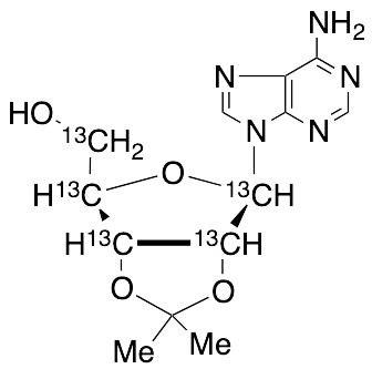 2’,3’-Isopropylidene Adenosine-13C5 - image 1