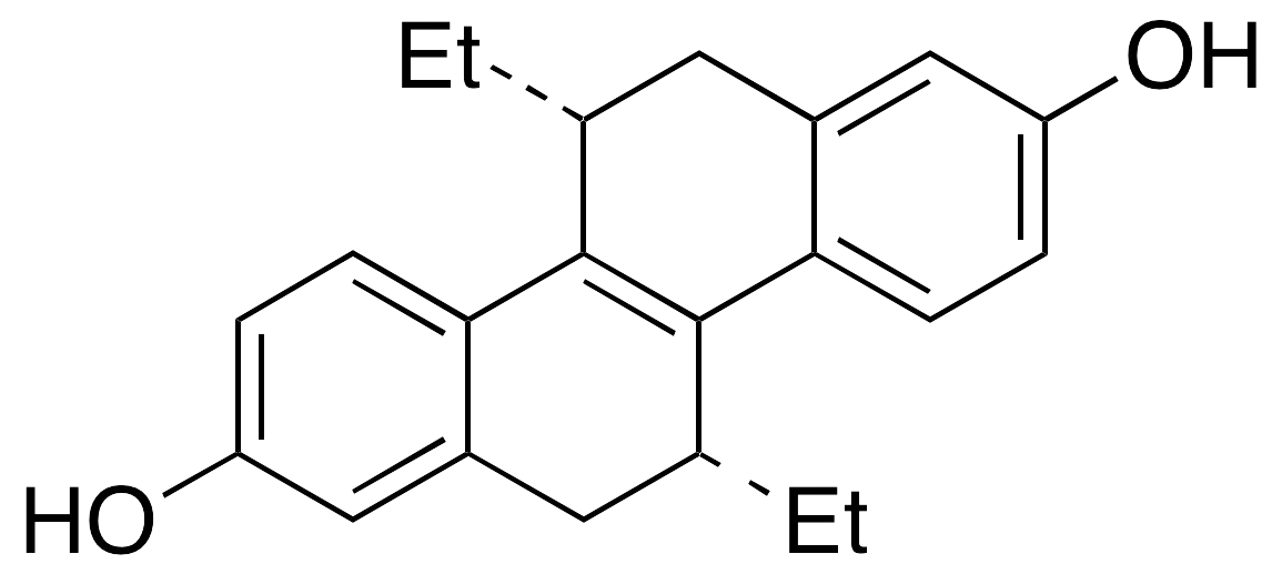 cis-5,11-Diethyl-5,6,11,12-tetrahydro-2,8-chrysenediol - image 1
