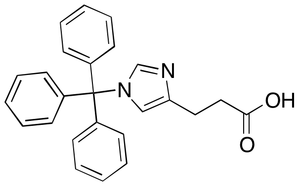 3-(N-1-Trityl-imidazol-4-yl)propionic Acid - image 1