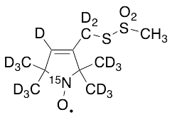 (1-Oxyl-2,2,5,5-tetramethyl-∆3-pyrroline-3-methyl) Methanethiosulfonate-15N,d15 - image 1