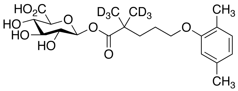Gemfibrozil 1-O-Beta-Glucuronide-d6 - image 1