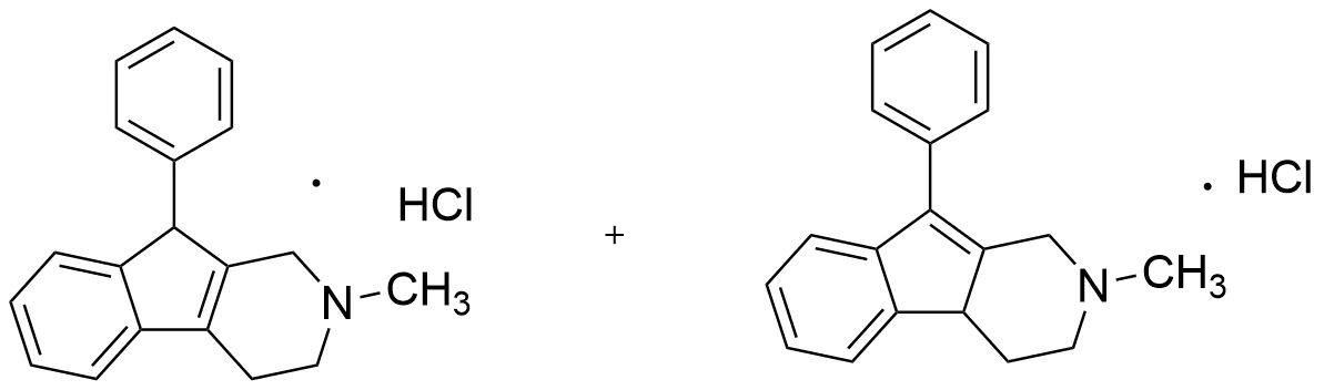 2,3,4,9-Tetrahydro-2-methyl-9-phenyl-1H-indeno[2,1-c]pyridineHydrochloride + 2,3,4,4a-Tetrahydro-2-methyl-9-phenyl-1H-indeno[2,1-c]pyridine Hydrochloride - image 1