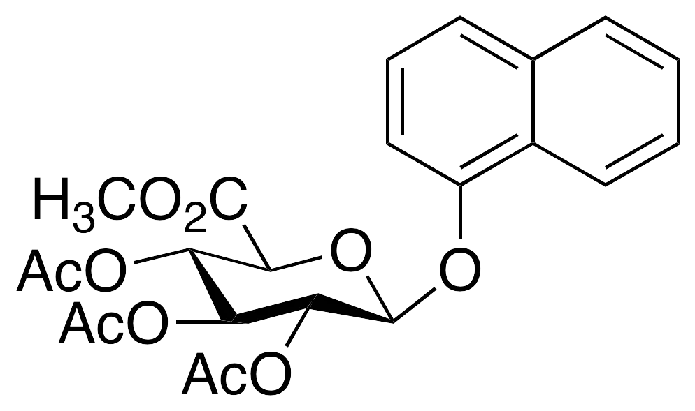 1-Naphthol 2,3,4-Tri-O-acetyl-Beta-D-glucuronide Methyl Ester - image 1