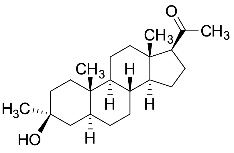 (3beta,5alpha)-3-Hydroxy-3-methyl-pregnan-20-one - image 1