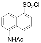 5-Acetamidonaphthalene-1-sulfonyl Chloride - image 1