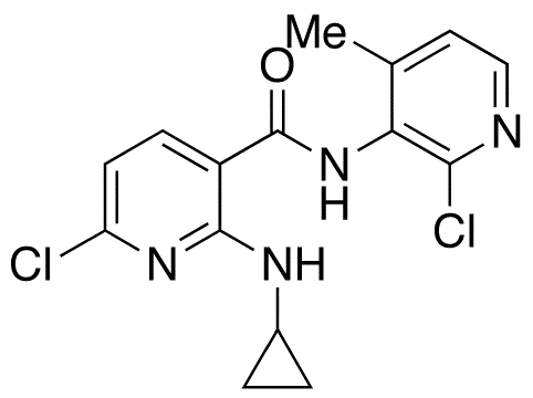 6-Chloro-2-cyclopropylamino-N-[2-chloro-4-methyl-3-pyridinyl]-3-pyridinecarboxamide - image 1