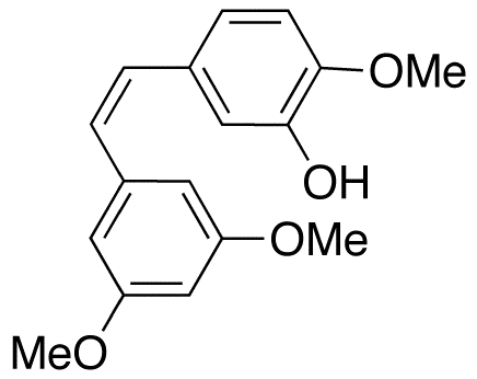 cis-3,4',5-Trimethoxy-3'-hydroxystilbene - image 1