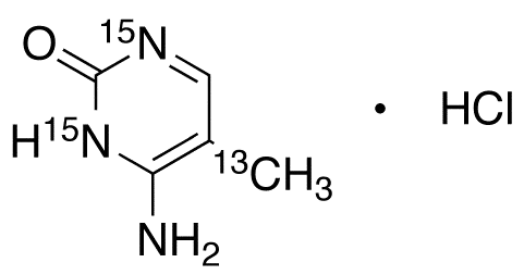 5-Methyl Cytosine-13C,15N2 Hydrochloride - image 1