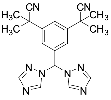 5-[Bis(1H-1,2,4-triazol-1-yl)methyl]-α1,α1,α3,α3-tetramethyl-1,3-benzenediacetonitrile - image 1