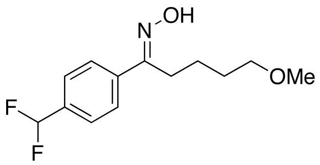 5-Methoxy-1-[4-(difluoromethyl)phenyl]-1-pentanone Oxime - image 1