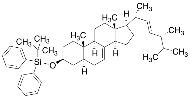(3Beta,5Alpha,22E)-3-[[(1,1-Dimethylethyl)diphenylsilyl]oxy] Ergosta-7,22-diene - image 1