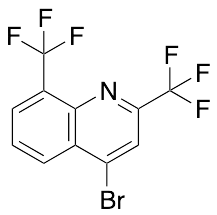 4-Bromo-2,8-bis(trifluoromethyl)quinoline - image 1