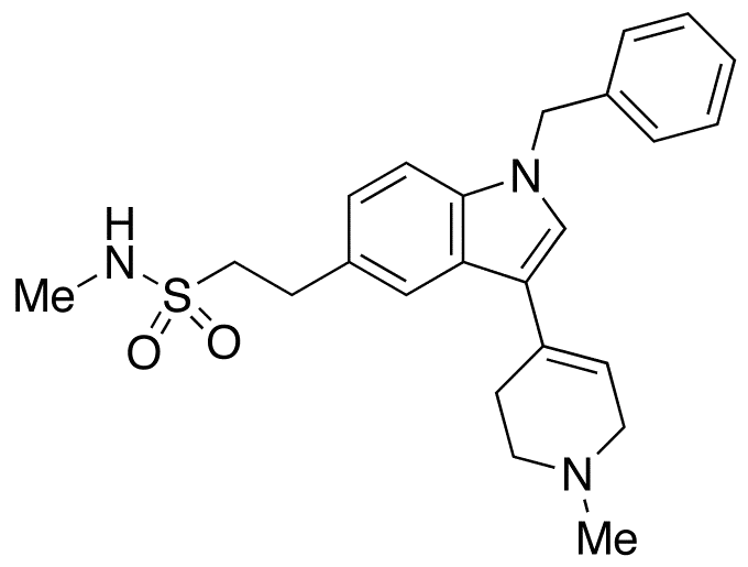 N-Methyl-1-(phenylmethyl)-3-(1,2,3,6-tetrahydro-1-methyl-4-pyridinyl)-1H-indole-5-ethanesulfonamide - image 1