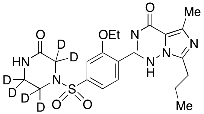 Vardenafil Oxopiperazine-D6 (Impurity) - image 1