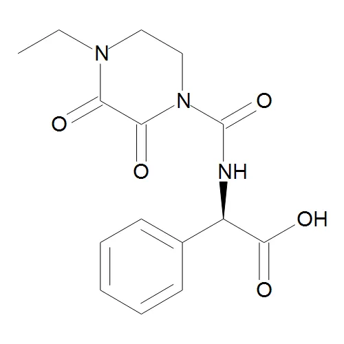 (R)-alpha-[[(4-Ethyl-2,3-dioxo-1-piperazinyl)carbonyl]amino]benzeneacetic Acid - image 1