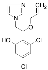 2-(1-(Allyloxy)-2-(1H-imidazol-1-yl)ethyl)-3,5-dichlorophenol - image 1