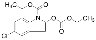5-Chloro-2-[(ethoxycarbonyl)oxy]-1H-indole-1-carboxylic Acid Ethyl Ester - image 1