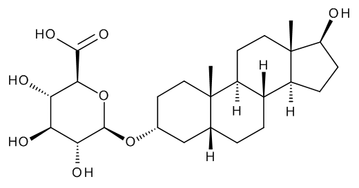 5Beta-Androstane-3Alpha,17Beta-diol3-Glucuronide - image 1