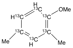 1-Methoxy-2,4-dimethylbenzene-13C6 - image 1