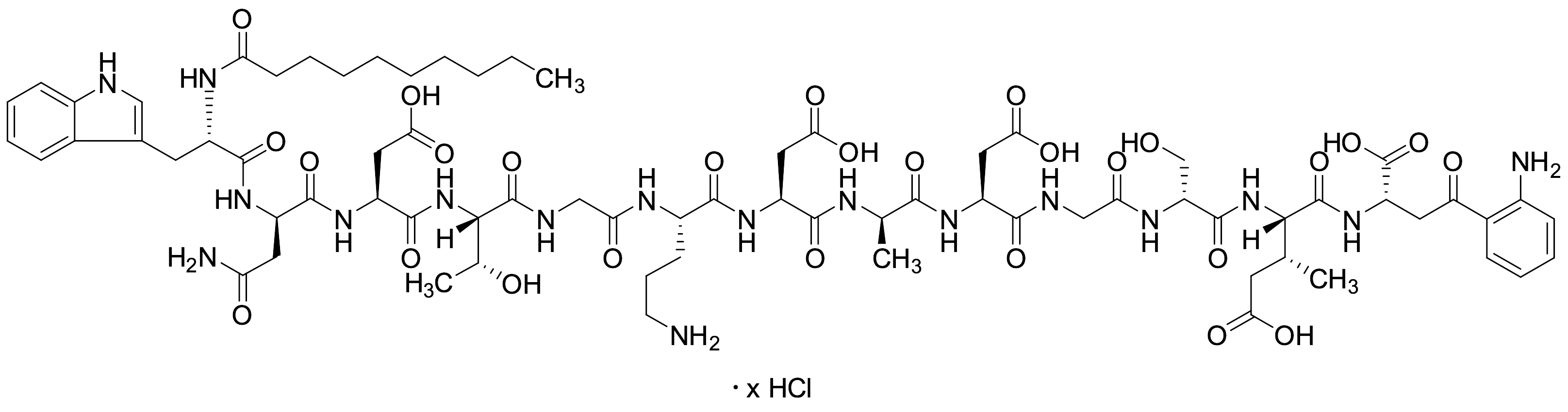 Linear Daptomycin Hydrochloride Salt - image 1