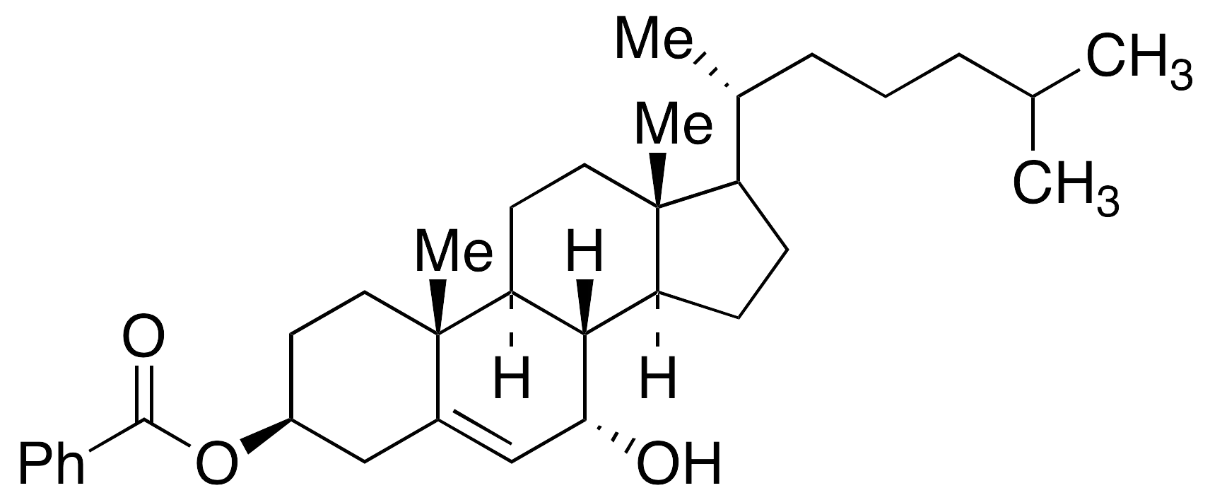 (3Beta,7Alpha)-Cholest-5-ene-3,7-diol 3-Benzoate - image 1