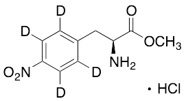 4-Nitro-L-Phenylalanine-d4 Methyl Ester Hydrochloride - image 1