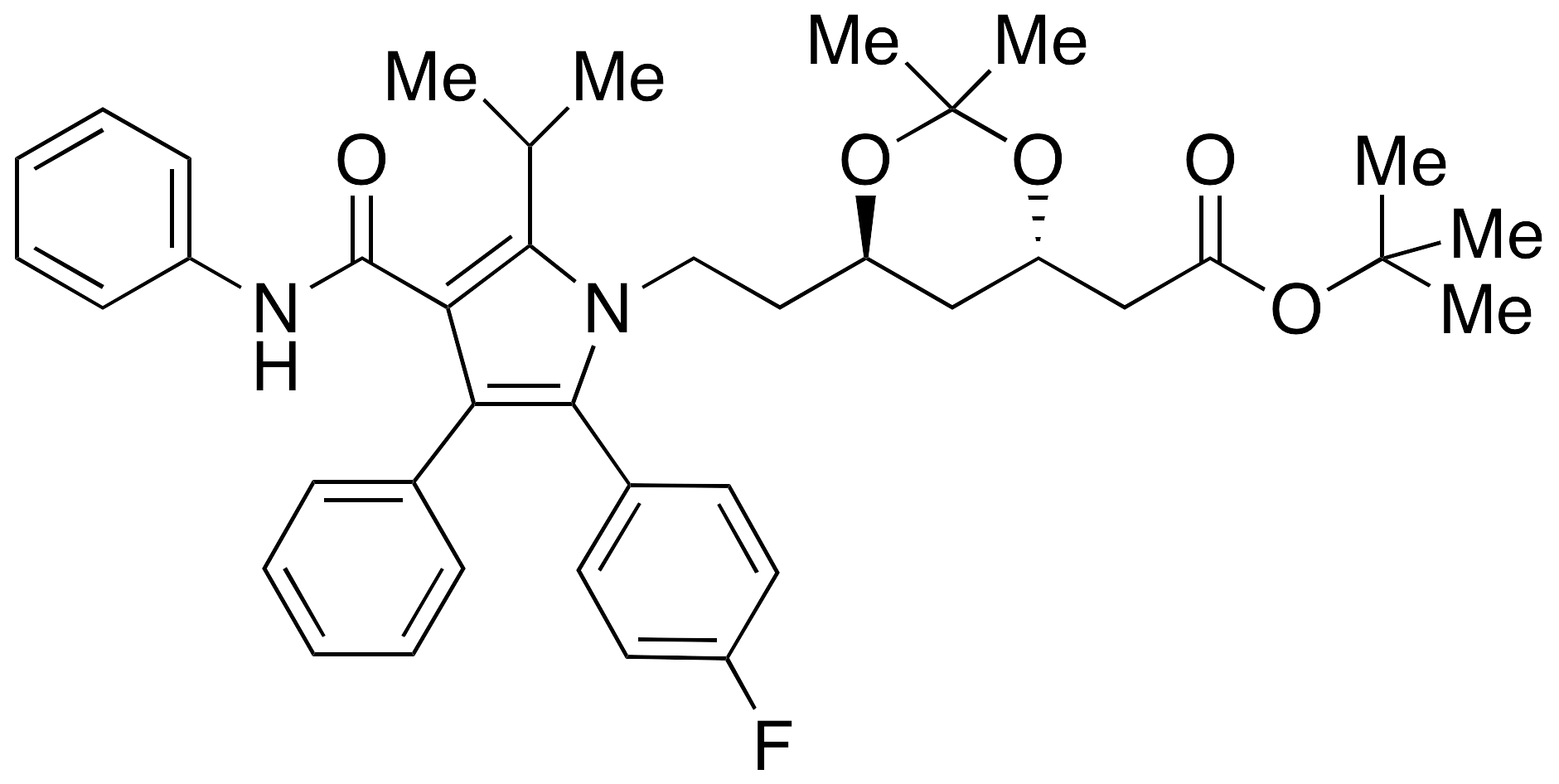 10-trans-Atorvastatin Acetonide tert-Butyl Ester - image 1